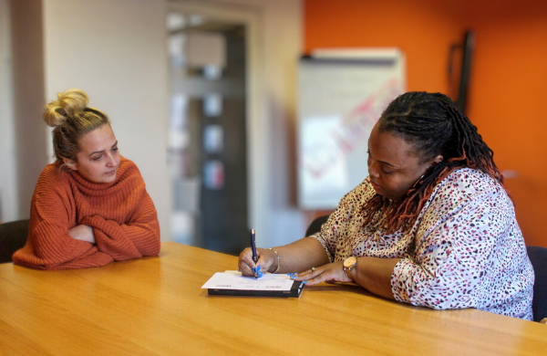 Meeting at the Synergy office in Luton.